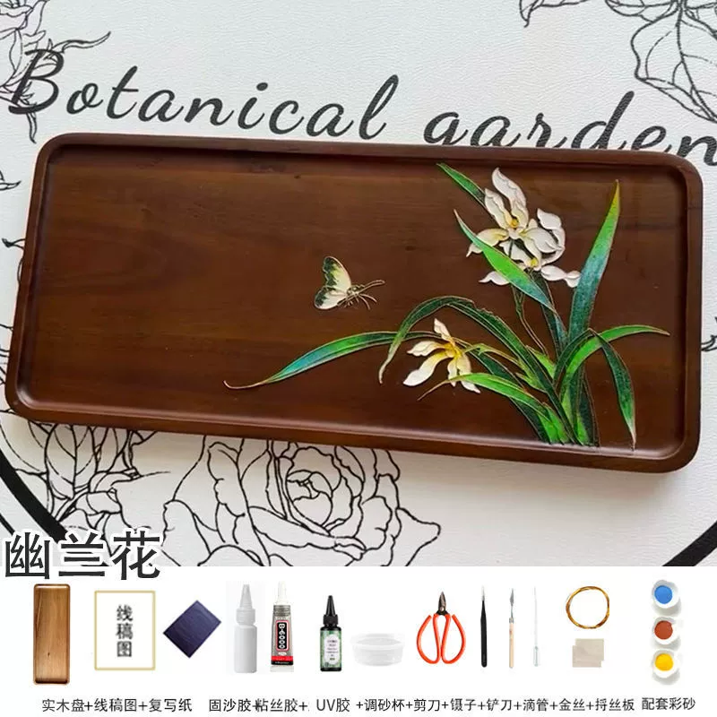Д DIY китайское нематериальное культурное наследие handmade материалы креативный национальный стиль филигранная эмаль декоративная роспись филигранная команда событие подарок