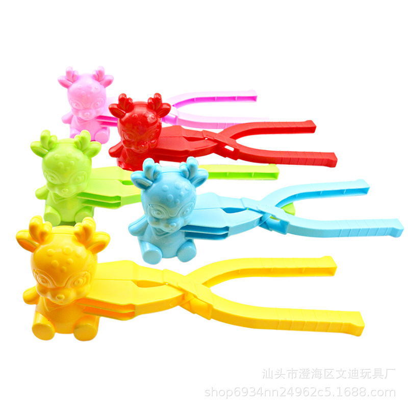 Juguetes de bola de nieve para niños, pelotas de nieve, juguetes de nieve, pinzas de pato, herramientas de muñeco de nieve al aire libre de invierno