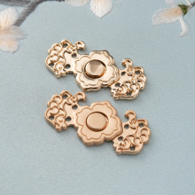 皓质汉服子母扣 芷和兰芝兰明制宋制国潮中式对口盘扣金属