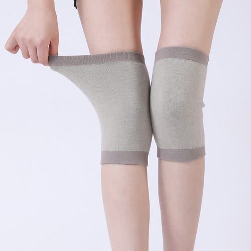 Cashmere warm women and men autumn and winter thin plus velvet old cold leg protection knee paint joints air-conditioned room anti-slip cold sports traceless