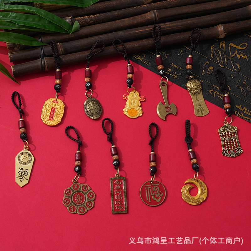 合金仿铜钥匙扣小挂件地摊摆件云南老铜器义乌小商品地摊模式货源|undefined