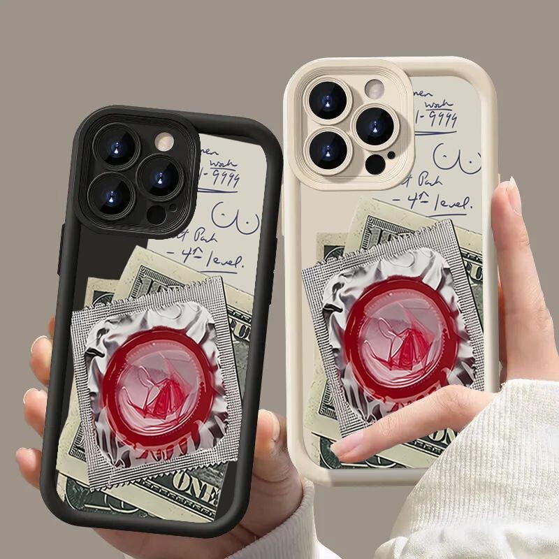 Condom Niche Iphone16Promax Mobile Phone Case 15Plus Apple 14Pro Spoof 13 Silicone 12 Condom Niche Iphone16Promax Mobile Phone Case 15Plus Apple 14Pro Spoof 13 Silicone 12
