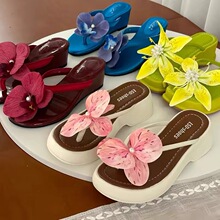 泰式鞋花扣海边度假风花朵鞋扣氛围感小众拍照凉鞋佩饰鞋扣配件