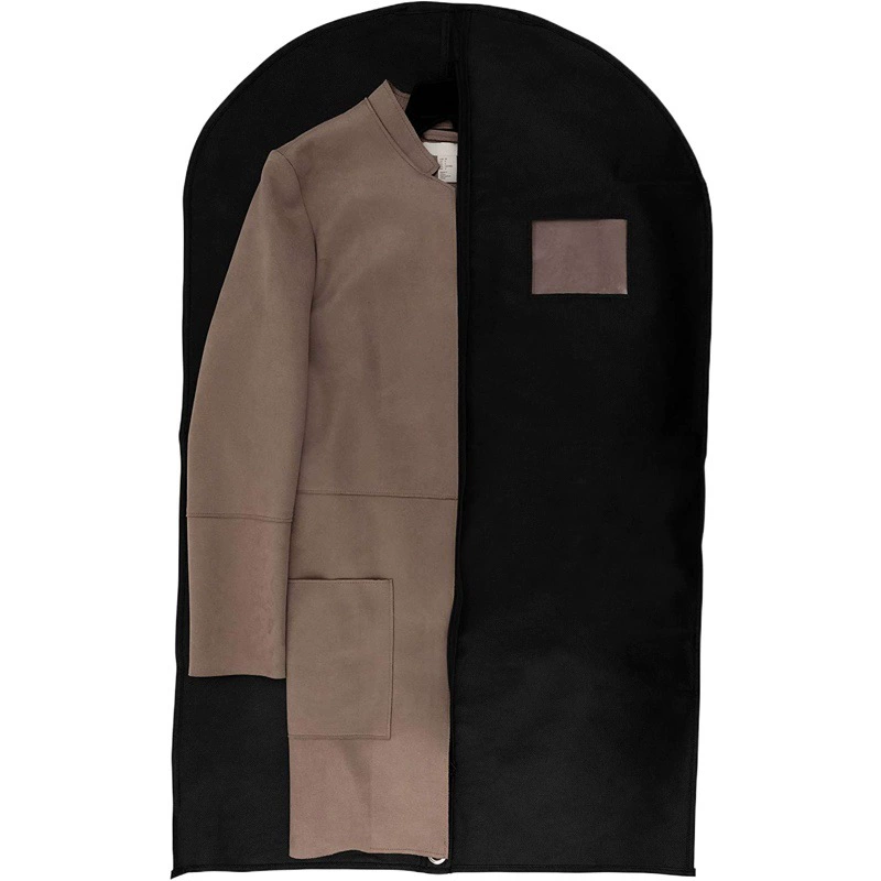 Перспективный нетканый висячий мешок черный костюм на молнии костюм пылезащитный мешок для домашней одежды пылезащитный чехол для спотовых волос