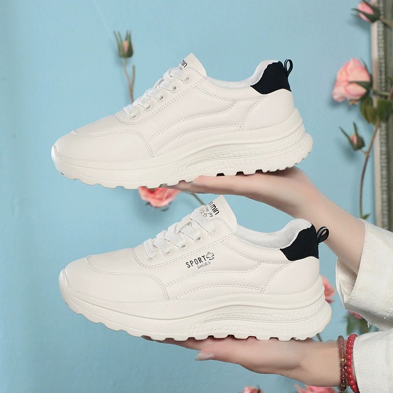 2024 новый женский повседневный папа кроссовки супер легкий мягкий хлеб с плоским дном обувь для пожилых людей