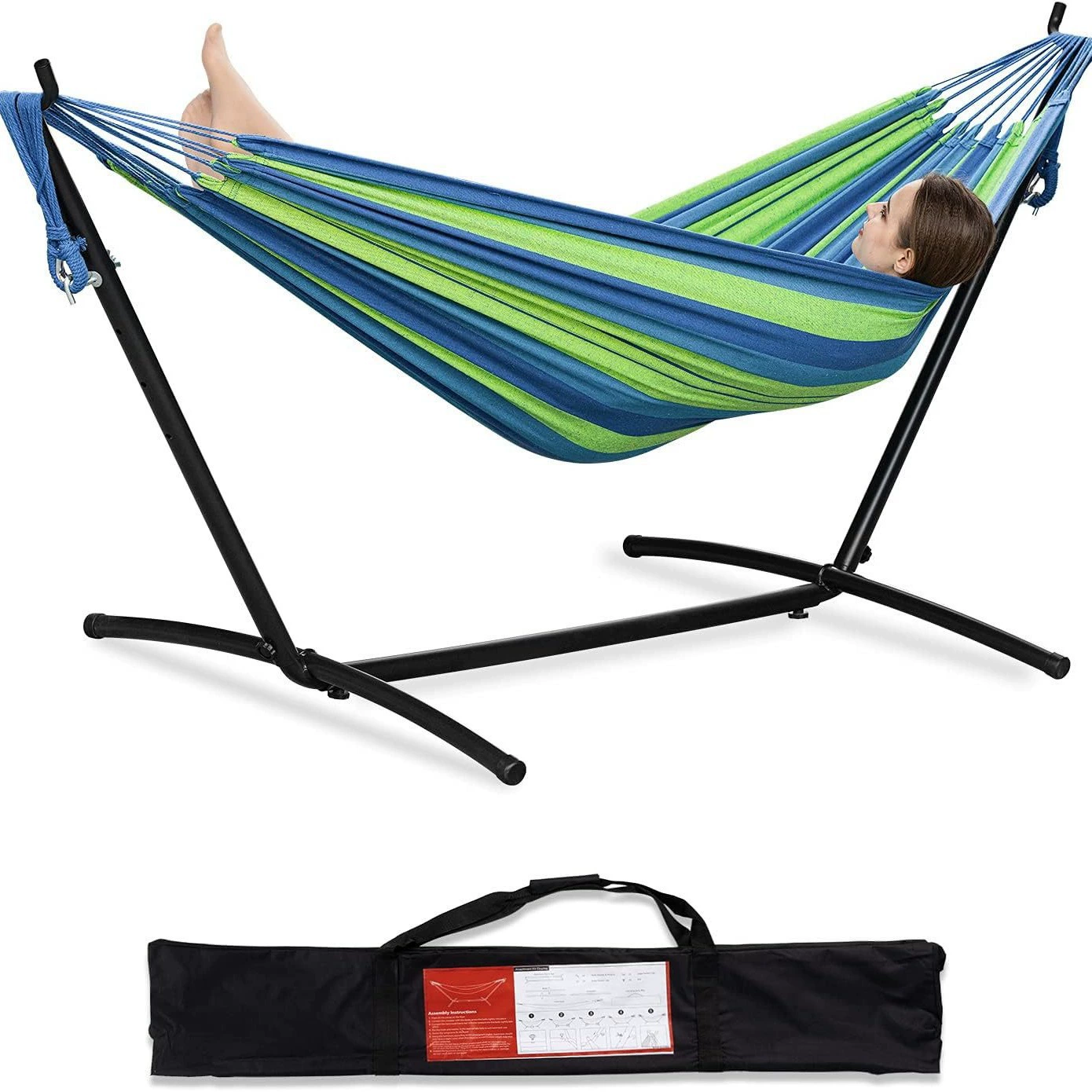 Anti -side turning canvas Hammock Camp Disassembly Outdoor Sideline Sniper Portable Lounge Single Single Single Susual