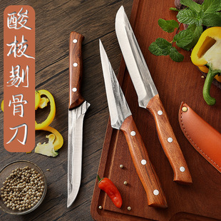 Hand-forged bone-cutting knife, bone-shaving, meat-cutting, pig-killing, special knife, Meat Joint Factory, meat-selling, pork knife, Slaughter