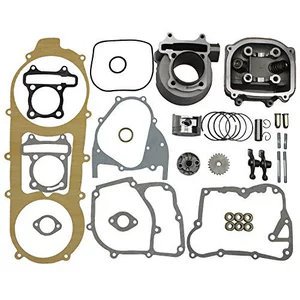 57.4mm GY 6 150CC silindr başlığı dəsti kart skuter motosiklet üçün