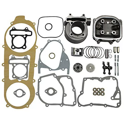 57.4mm GY 6 150CC cylinder head kit fit kart scooter motorcycle (Cylinder and parts)