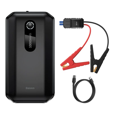 Beisi Super Energy Air Car Emergency Start Power Fast Charge Car Standby Multi-port Mobile Power Portable (Kempinq və səyahət) - super-energy-air-black