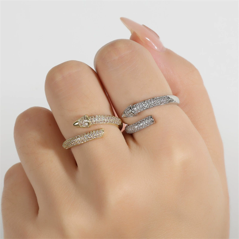 Arrow, one size zirconium, ring, universal accessory, European style, for import, wholesale
