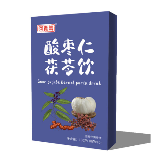 Huichunji Suanzaoren Poria Drink 100ML independent packet plant drink dietary fiber complex fruit and vegetable juice
