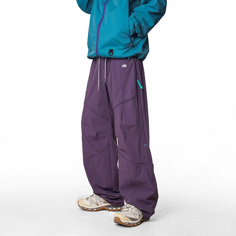 登山・ハイキングスポーツアサルトパンツ 速乾アメリカンハイデザインストリートジッパースタイルルーズストレートロングパンツ|undefined