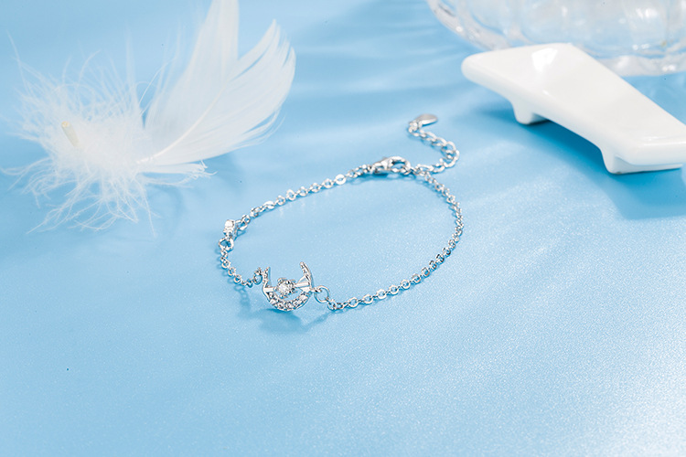 Fashion Moon Copper Plating Bracelets 1 Piece