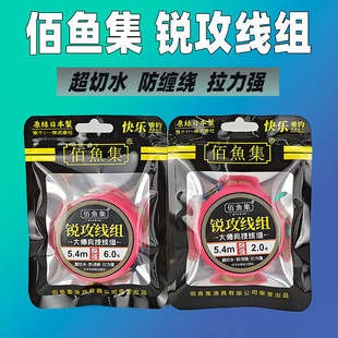Baiyu Ji Ruizong Main Line Tied Finished Product Line Set Fishing Line Rubber Silk Thread Full Set of Large Giant Set