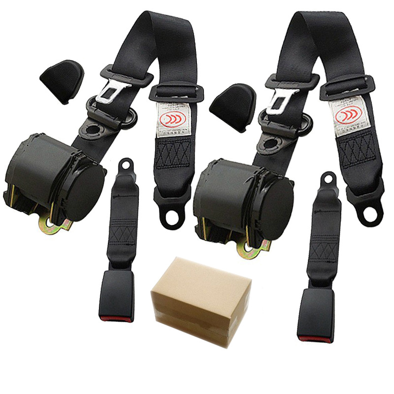 Car Seat Belt, Truck, Bus, School Bus, Driver and Passenger Three-Point Automatic Retractable Seat Belt with Emergency Locking