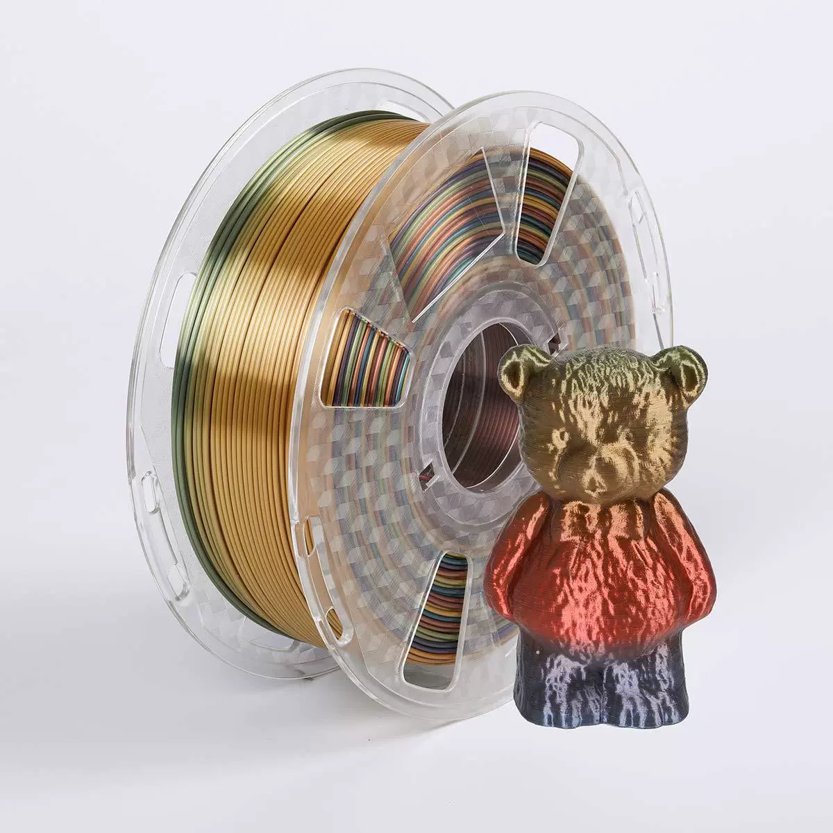Радужная нить для 3D-печати, PLA, градиент, 1.75 мм