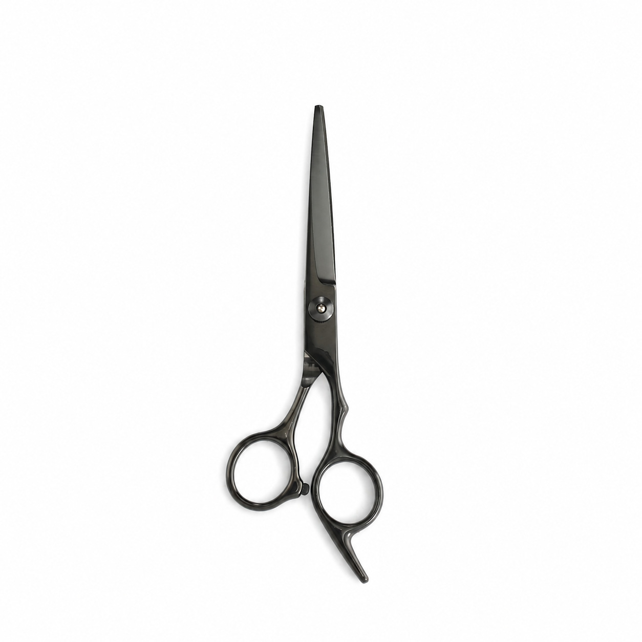 Juego de Tijeras de Peluquería de Acero Inoxidable Cromado con Apertura de 180 Grados para Salón de Belleza