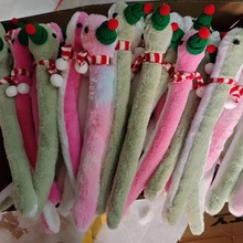 蛇年新款可摆动小蛇毛绒玩具娃娃创意玩偶公仔搞怪呆萌可爱吉祥物