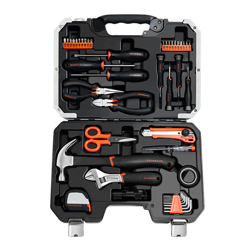 FAXMAN 가정용 도구 상자 조합 세트 전동 공구 전기 드릴 하드웨어 배관공 풀 세트