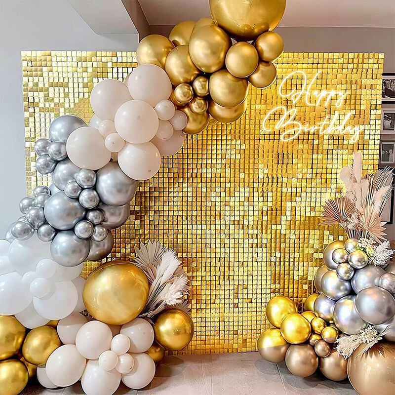 Square pneumatic board birthday party decoration wedding wedding scene background layout KT board ceremony decoration dress up