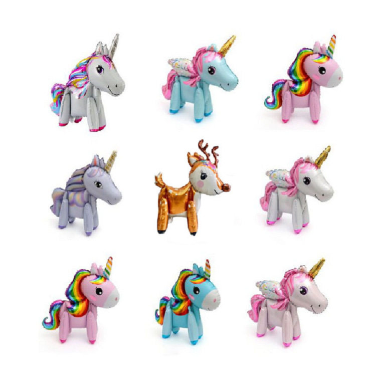 cartoon three dimensional rainbow children's balloon