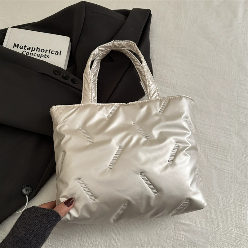 Capacious winter universal brand one-shoulder bag for leisure