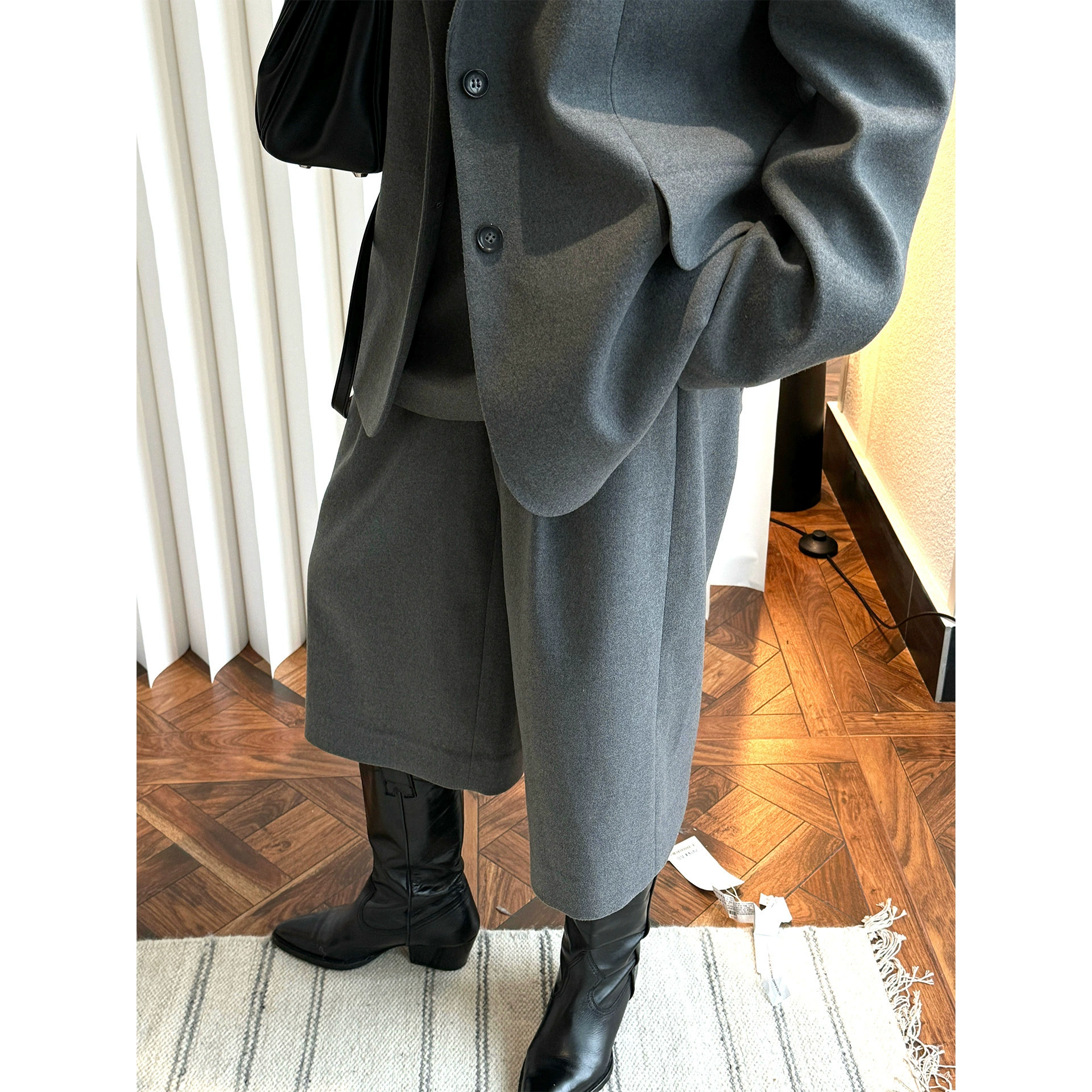 Весенние новые французские брюки в стиле «старые деньги», интеллектуальный стиль, слегка плиссированные, элегантные и стройнящие, средней длины, для женщин.