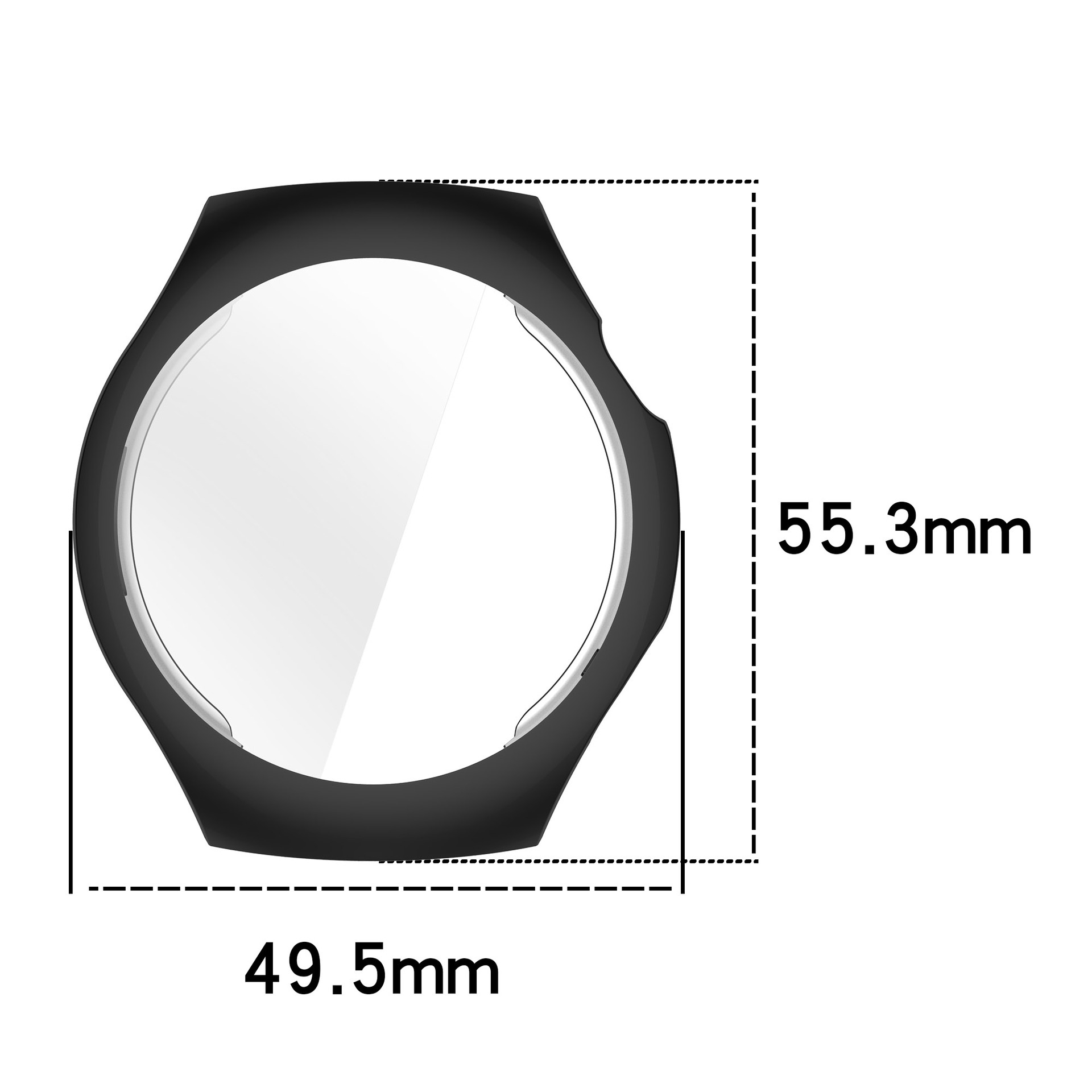 Xinyuan Shuntong is suitable for the Huawei watch5 protective case with a 42MM tempered film and a full 46MM integrated case and film watch case Application Scenario