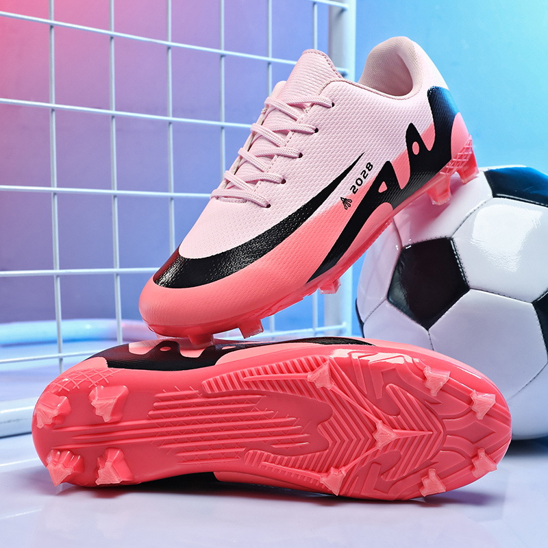 Nuevos zapatos de fútbol transfronterizos para adultos, zapatos deportivos para hombres y mujeres, zapatos de entrenamiento de clavos TF, clavos AG al por mayor