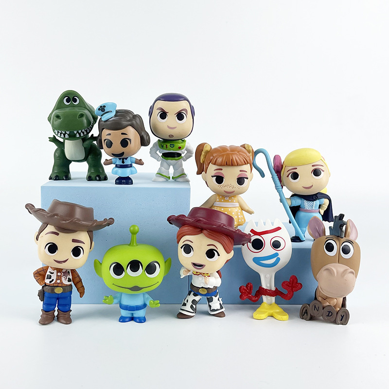 10 Toy Story Buster Lightyear Woody Three-Eye Cartoon Doll Toy Trendy Play Ornaments Wholesale