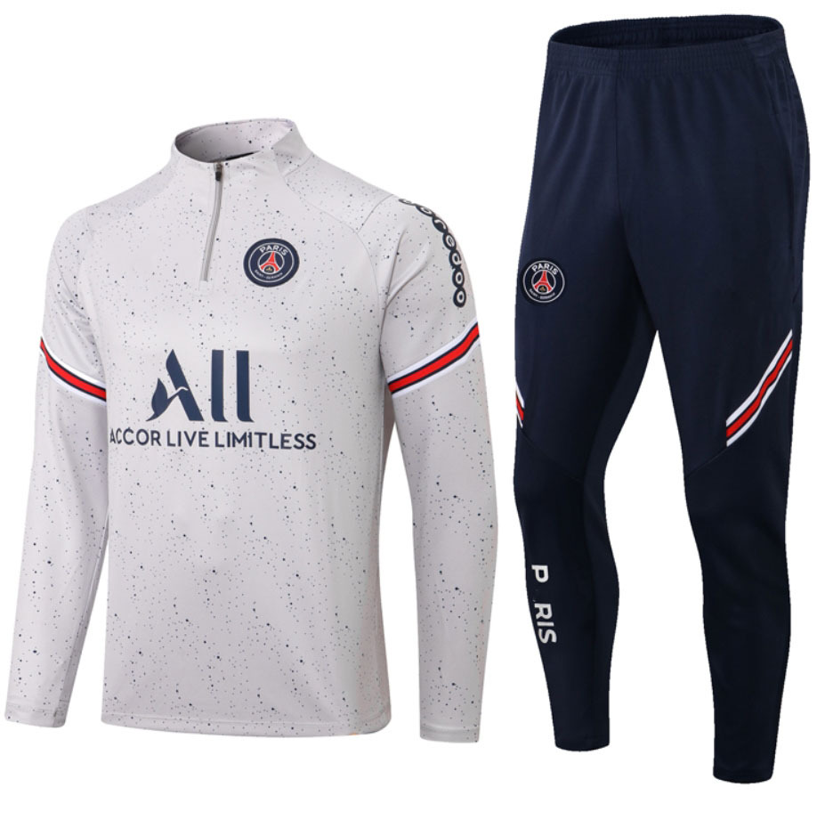Traje de entrenamiento de fútbol de París Arsenal Chelsea West Ham United Inter Atlético de Madrid Traje de manga larga de Argelia