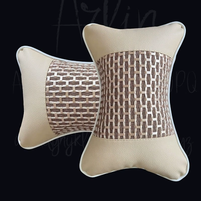 Headrest — Pillow Car Seat Neck - 1901m-color-white-line-pair