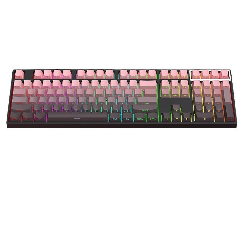 Three -mode customer -based Gasket structure full key heat plug RGB mechanical keyboard carved other Bluetooth side