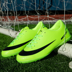 Cross-border soccer shoes for men and women, with broken nails, TF, for primary and secondary school students, children's grass training, youth anti-slip shoes