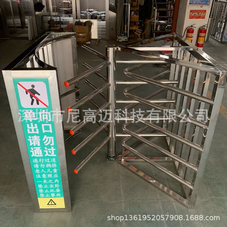 酒店旋转门 手动电动旋转闸门 三翼四翼转门 手推无需感应旋转闸