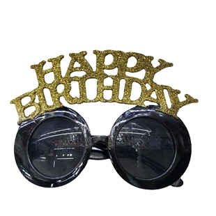 Factory New Little Red Book Birthday Letter Glasses happy birthday Birthday Party Glasses Makeup