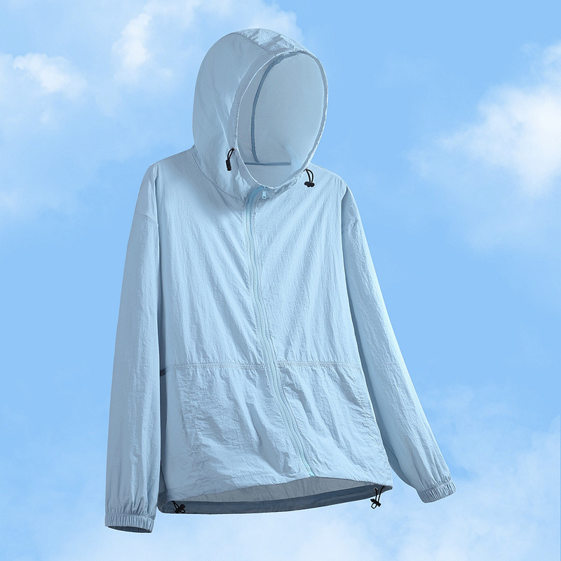 Outdoor Summer Sun Protection Suit Men's Sun Protection Clothing Quick-Drying Shorts Breathable Couple Jacket Fishing Clothing Sports Suit