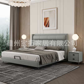 涵木轩现代简约卧室1.51.8米布艺软体床源头出厂供应一件代发批发