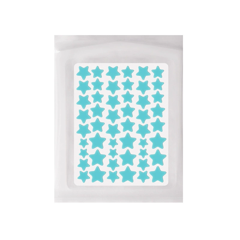 Подложки Acne Patch Genuine — наклейки для акне Hydrocolloid звезды, 40–51 шт, цветной консилер