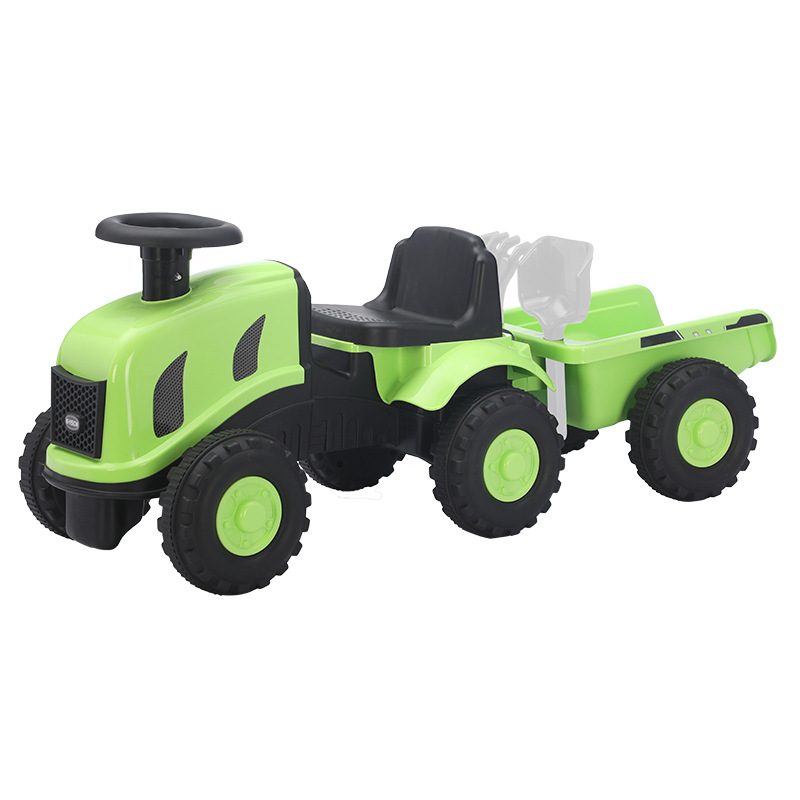 Nuevo bebé grande simulación tractor patina con cucharón de ingeniería manual para enviar pala adecuada para bebés de 1 - 4 años