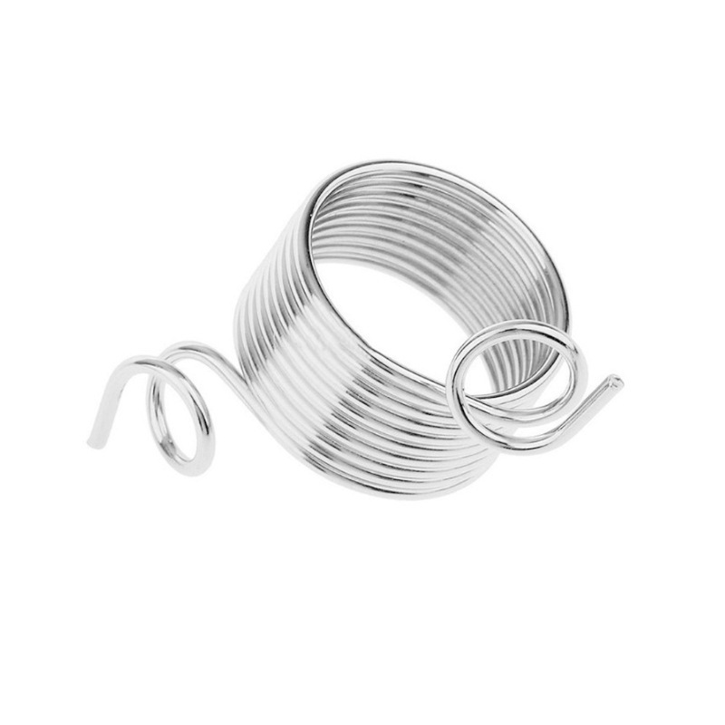 Doméstico diario tejido suéter guía de mano bobina de dedo conveniente guía de acero inoxidable mano lana tejer gadget