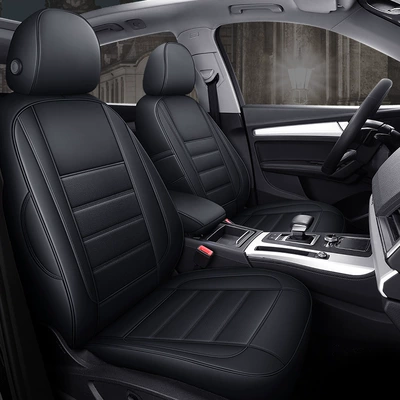 Car Seat Cover All-inclusive Leather Car Cushion Four Seasons Universal Full-enclosed Special Old Seat Cover Car Cover (Modelə uyğun (Original) oturacaq örtükləri) - black-special-car-specific-environmentally-friendly-leather-special-car-specific-no-reason-to-return-please-be-careful-when-purchasing