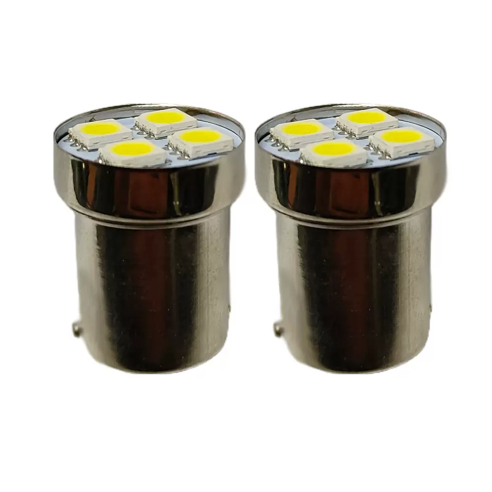 1157LED高位刹车灯S25改装倒车灯4SMDLED车灯汽车转向灯泡