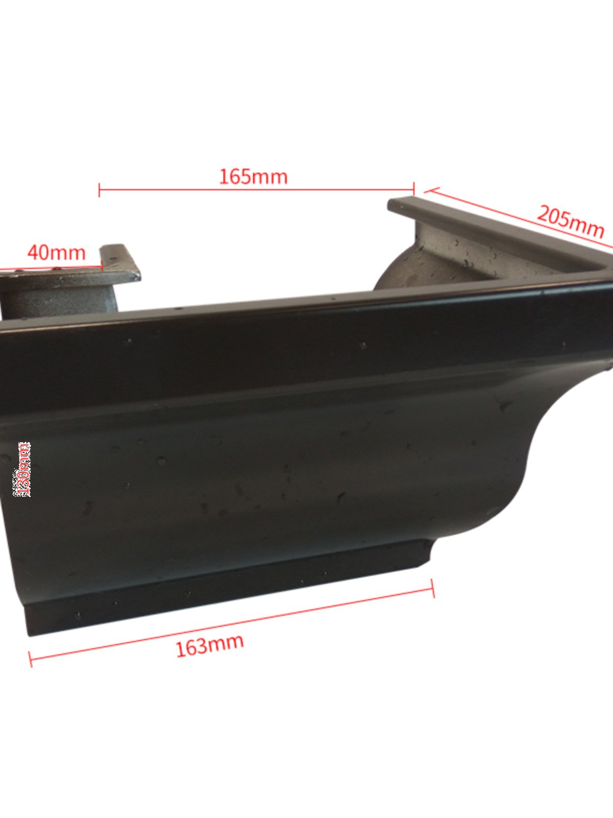天沟檐沟屋檐雨水槽铝合金檐沟雨水管落水管转角接头吊件固定配件