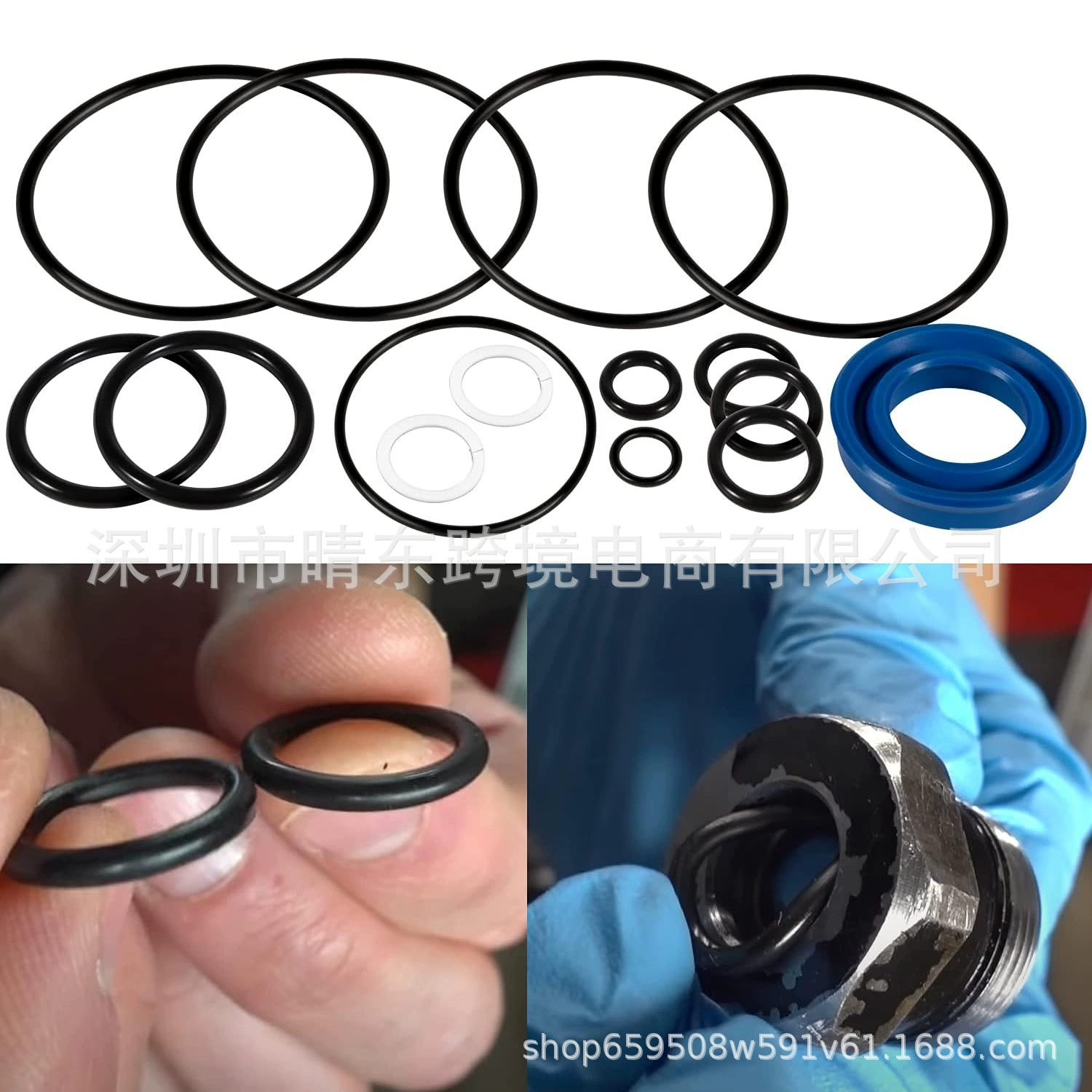 Комплект для замены уплотнения напольного гнезда подходит для Sears. Мастер. МВП - 214.50136.50136G-4