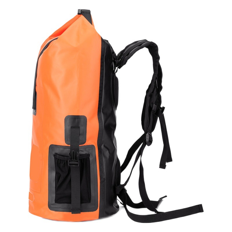 Cross-Border 35-55 Liter Waterproof Backpack Outdoor Backpack Waterproof Bag Mountaineering Adventure Diving Lure Backpack in Stock