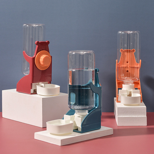 Water dispenser for rabbits, hamsters, guinea pigs, mice, doves, drinking bowls for cats and dogs, hanging cages, water machines