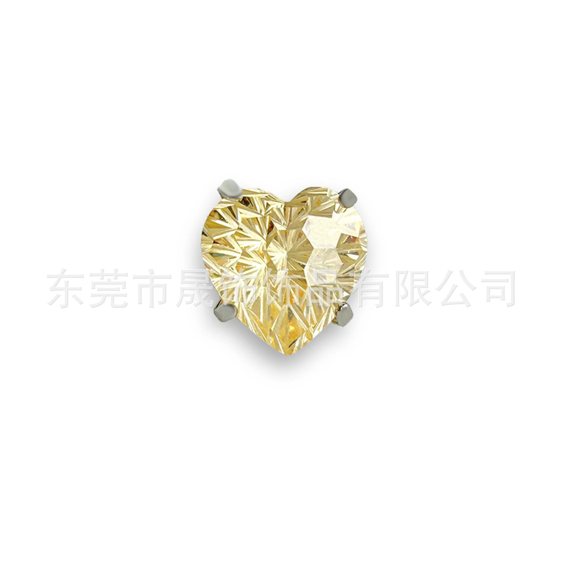 F136圆 Prong Heart 烟 Flower 切爆闪5A Cubic Zirconia G23 Implant Grade Titanium Ear Stud Helix Cartilage Stud Labret Stud Piercing Jewelry