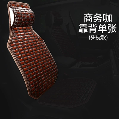 mat single piece universal bamboo | Cool pad - 25-types-of-full-bamboo-backrest-fixed-headrests-in-brown-color